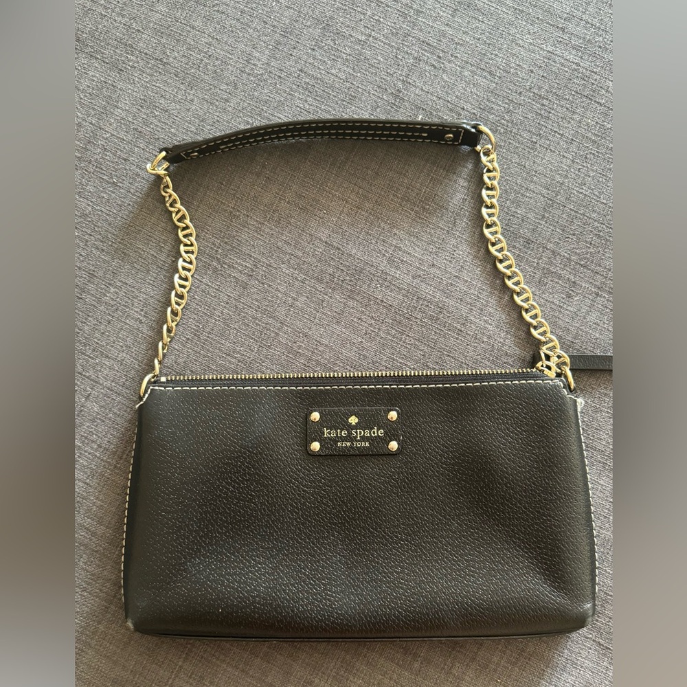 Kate Spade small black shoulder handbag